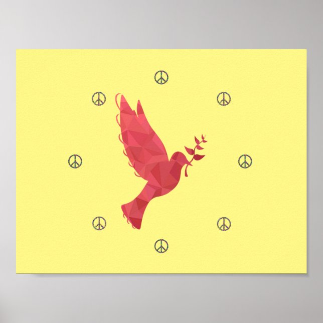 Dove and Peace Signs (Front)