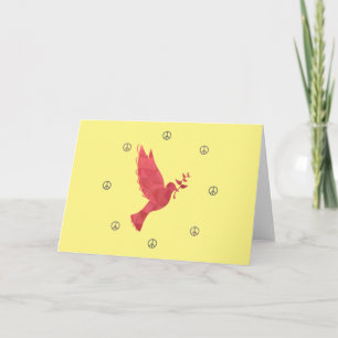 Dove and Peace Signs Card