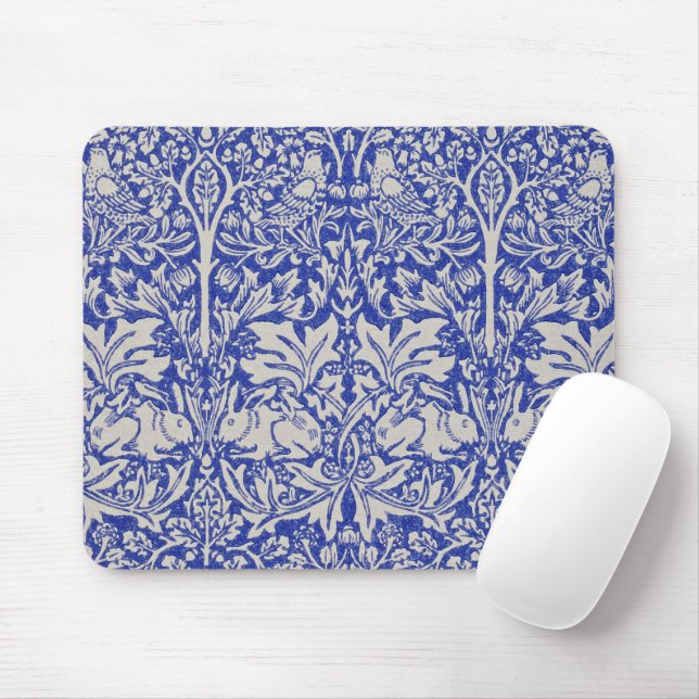 Dove and Rabbit, William Morris Mouse Mat (With Mouse)