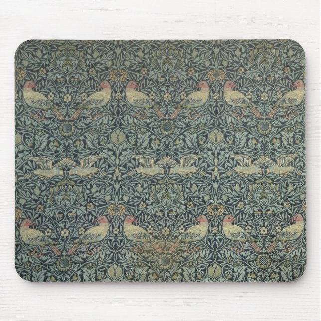 Dove and Rose' fabric design, c.1879 Mouse Mat (Front)