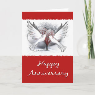 Dove Anniversary Card