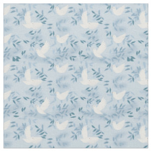 Dove Bird Blue Fabric
