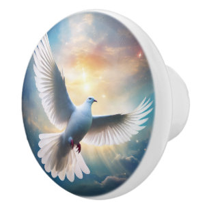 Dove Ceramic Knob