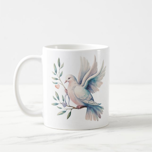 Dove  coffee mug (Left)