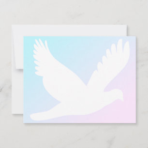 Dove Flat Note Card