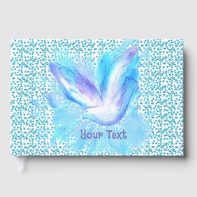 Dove Flying Guest Book (Front)