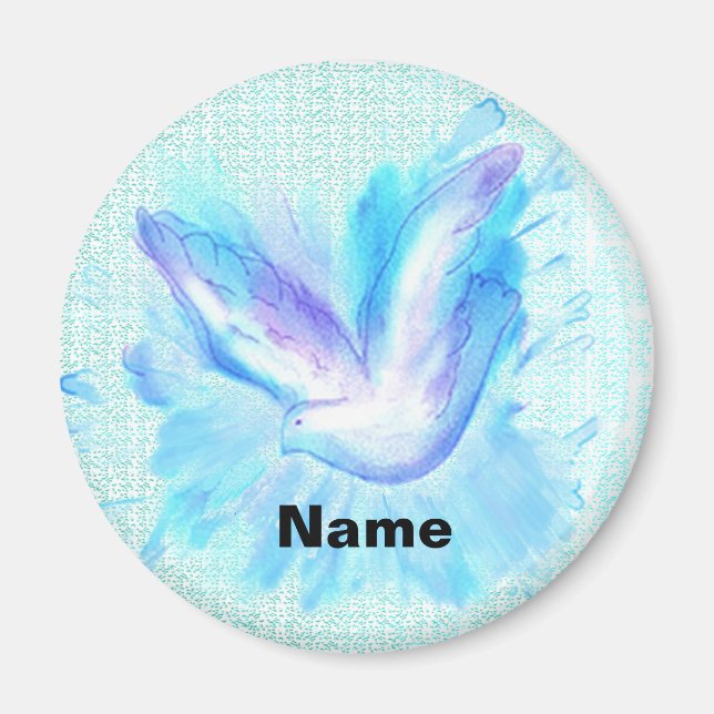 Dove Flying Magnet (Front)