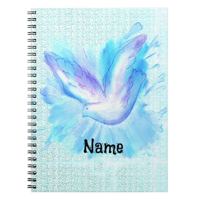 Dove Flying   Notebook (Front)