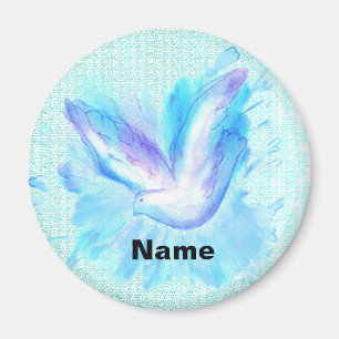 Dove Flying wedding   magnet