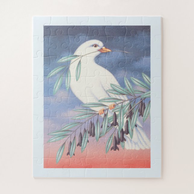 Dove for peace jigsaw puzzle (Vertical)