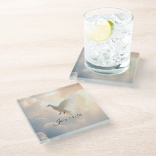 Dove Glass Coaster