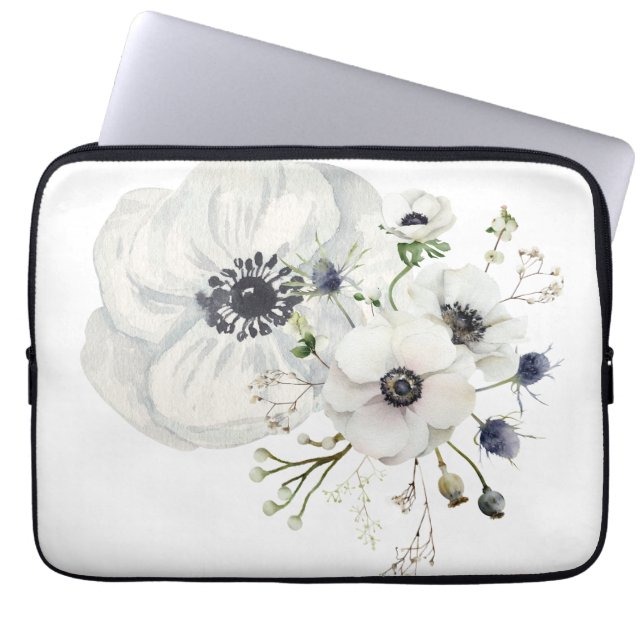 Dove Gray Phantasy Laptop Sleeve (Front)