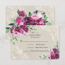 Dove Grey & Wine and Pink Roses Wedding