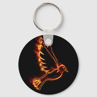 Dove Holy Spirit Key Ring