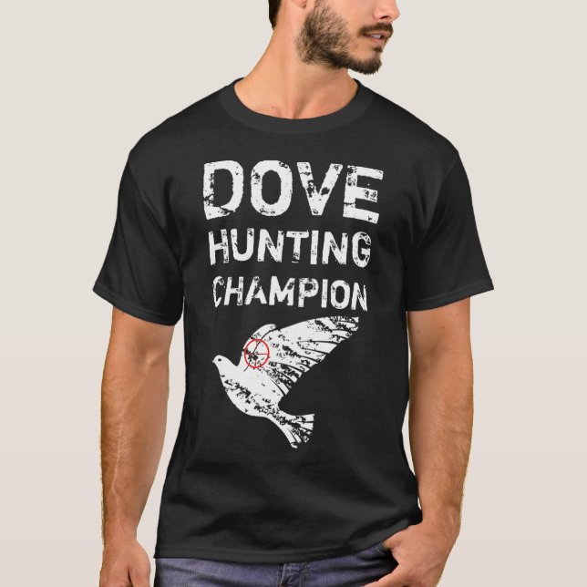 Dove Hunting Tshirt for a Bird Breeder (Front)