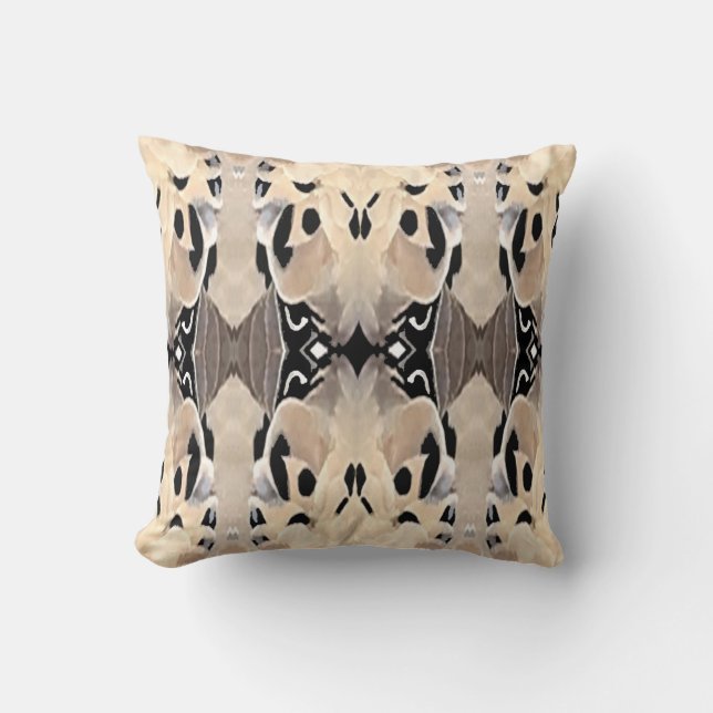 Dove Inspiration-Creme/Tan/Brown/Black/White/Grey Cushion (Front)