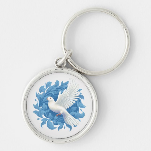 Dove Keychain (Front)