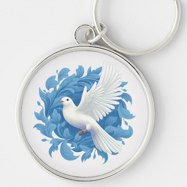 Dove Keychain (Front)