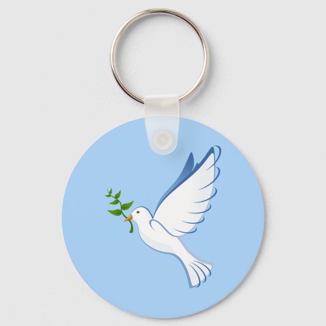 Dove Keychain (Front)