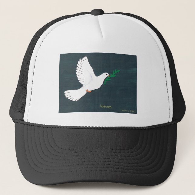 Dove - Kids Art for CHOC Trucker Hat (Front)