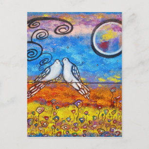 Dove Love Post Card