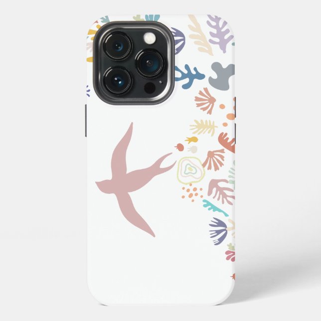 Dove Matisse Art Elements iPhone Case (Back)