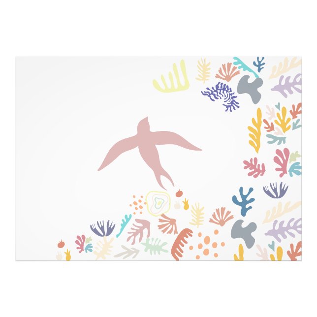 Dove Matisse Art Elements  Photo Print (Front)