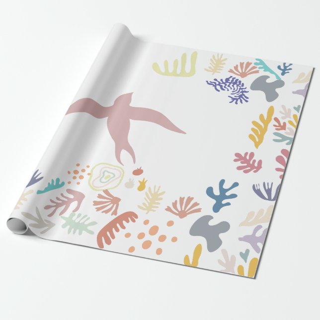 Dove Matisse Art Elements Wrapping Paper (Unrolled)