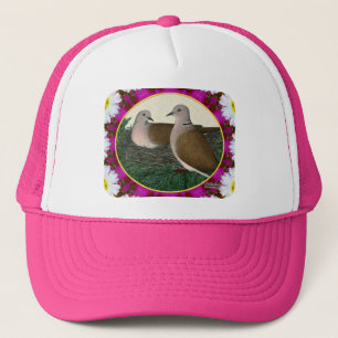 Dove Nest and Flowers Trucker Hat