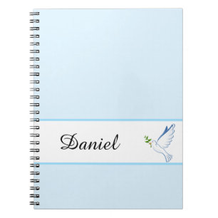 Dove Notebook-Custom Name Notebook