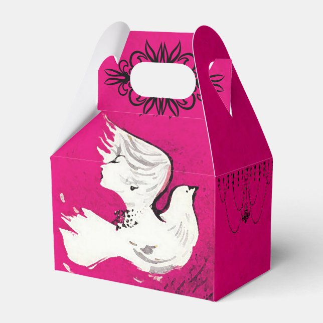 Dove of a Woman - Favour Box (Front Side)