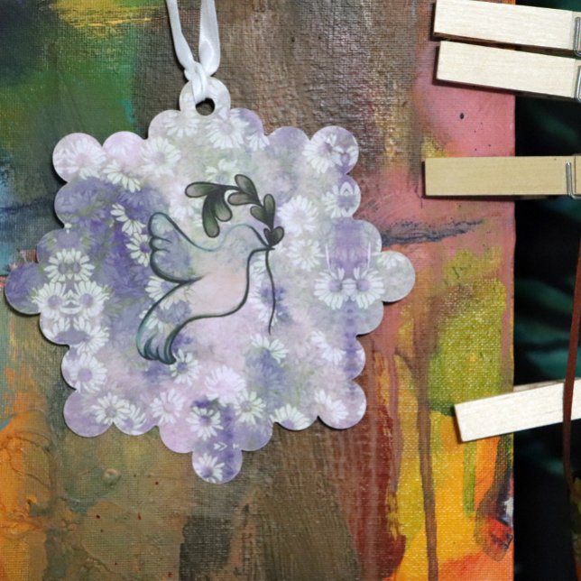 Dove of Hope and Peace                             Tree Decoration Card (Creator Uploaded)