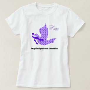Dove of Hope Violet Ribbon - Hodgkin's Lymphoma T-Shirt