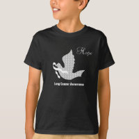 Dove of Hope White Ribbon - Lung Cancer
