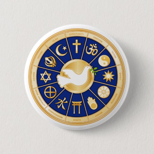 Image of Dove of Peace 6 Cm Round Badge