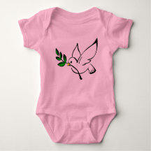 Dove of Peace Baby Outfit