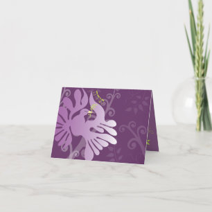 Dove of Peace Bat Bar Mitzvah Thank You Card