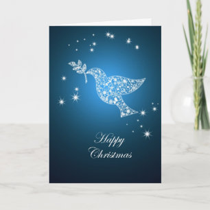 Dove of peace Christmas card