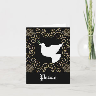 Dove of Peace Christmas Holiday Card