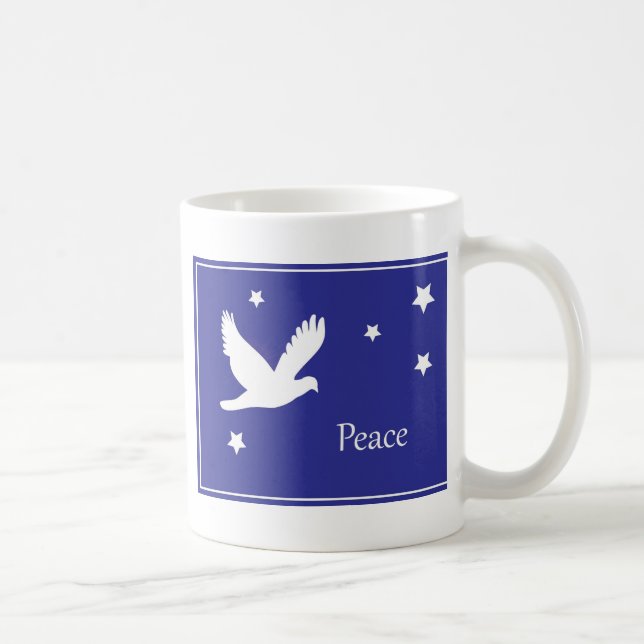 dove of peace coffee mug (Right)