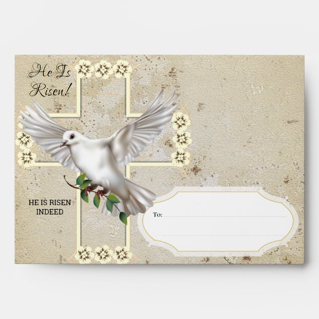 Dove of Peace Easter Envelope (Front)