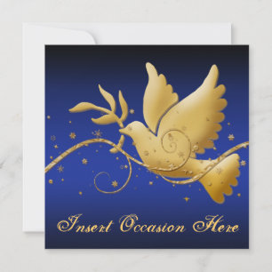 Dove of peace invitation