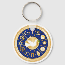Dove of Peace Key Ring