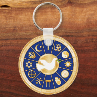 Dove of Peace Key Ring