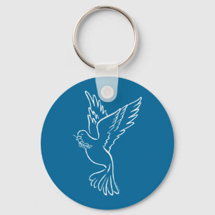 Dove of Peace Key Ring