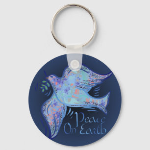 Dove of Peace Keychain