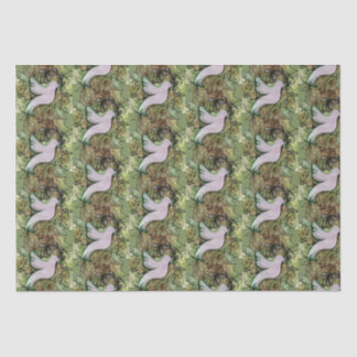 Dove of Peace on Earth and Hope for Worlds Peace Tissue Paper