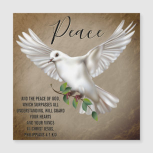 Dove of Peace Personalised Scripture Verse