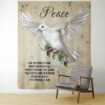 Dove of Peace Personalised Scripture Verse