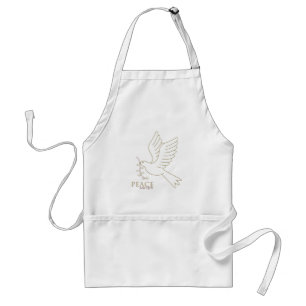 Dove of peace standard apron